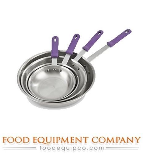 Vollrath 401280 Wear-Ever® Fry Pan with Natural Finish and Purple Handle  -...