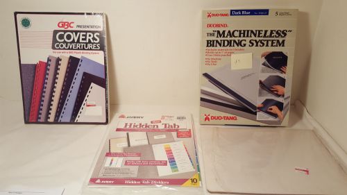 GBC Binding Machine Presentation Covers w/ Window - B-Lot of Items For use with