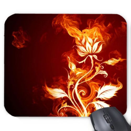 Flower fire design gaming mouse pad mousepad mats for sale