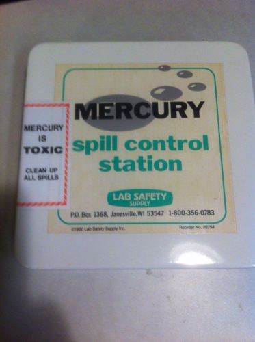 NEW LAB SAFETY SUPPLY MERCURY SPILL CONTROL STATION 20754