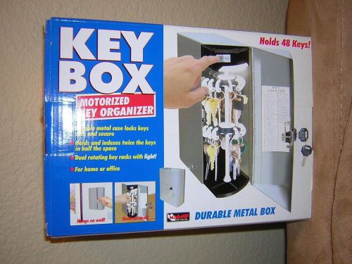 NIB Key Box with Lock Motorized Lighted Indexes 48 Keys by MAGNIF