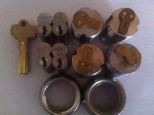 4-Best Lock1E74C4 mortise cylinders keyed