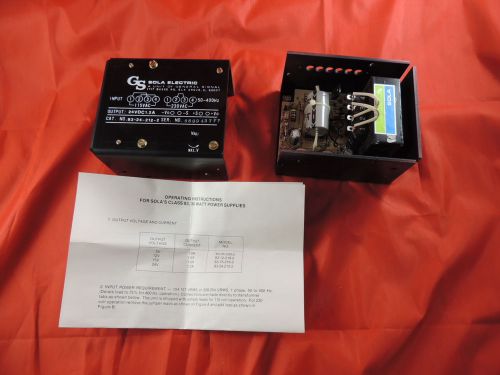 Lot of 2 GS Sola Electric Power Supply Transformers, 83-24-225-2, NEW