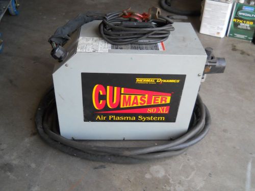 Plasma cutter thermal dynamics cutmaster 80xl air plasma system for sale