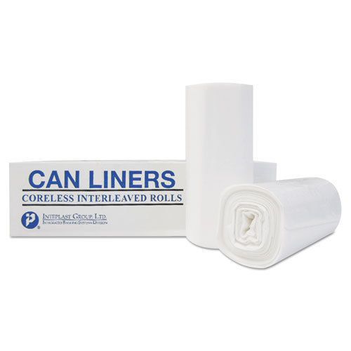 Low-Density Can Liner, 38 x 58, 60-Gallon, 0.90 Mil, Black, 25/Roll