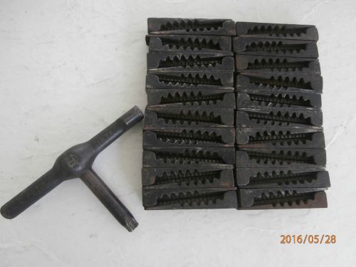 20 SETS LETERPRESS PRINTER 2 7/8&#034; HEMPL  TYPE CHALLENGE QUOINS AND KEY