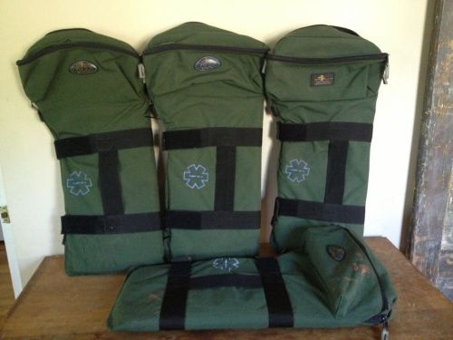 Iron duck idx xtreme medical ems paramedic padded medic oxygen lot of 4 bags for sale