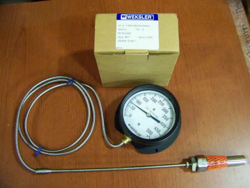 Weksler gas actuated remote thermometer for sale
