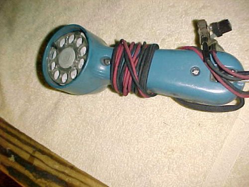 Vintage  BLUE Lineman&#039;s TEST PHONE - BUTT TEST - ROTARY DIAL