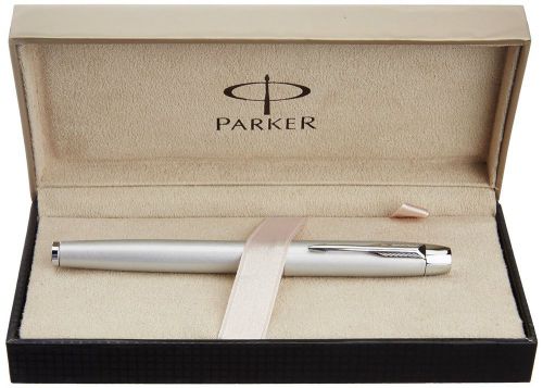 Parker im metal silver ct fountain pen for sale