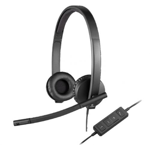 Logitech 981-000574 usb headset stereo h570e -stereo -usb -wired -over-the-head for sale