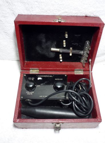 COMMERCIAL ELECTRON ELECTROCUTION KIT MACHINE 1930s SCIENCE LAB BOX VIOLET RAY