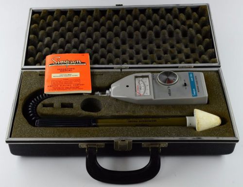 Simpson Microwave Leakage Tester Model 380 with Probe and Manual