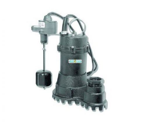 Burcam cast iron subm. sump pump 1/3 hp 115v mechanical switch 300618 for sale
