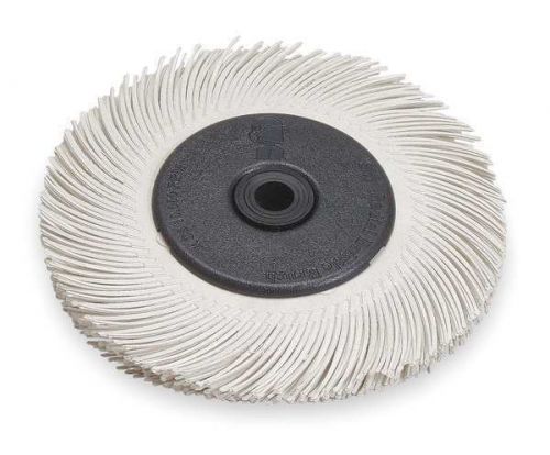 3M (BB-ZB) Radial Bristle Brush, 6 in x 7/16 in x 1 in 120 with Adapter