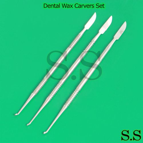 LECRON Carver Dental Wax Amalgam Carvers (SET OF 3)