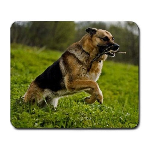 Black German Shepherd Puppy Puppies Dogs Pets Animal Large Mousepad Mouse Pad