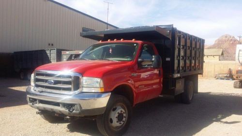 2004 ford f450 dump truck 4x4 landscape (stock #5010) for sale