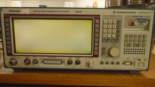 Tektronix rohde schwarz digital radiocommunication tester cmd80 for sale