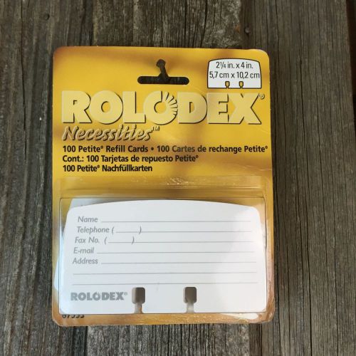 Rolodex refill cards Petite  - 100 refills