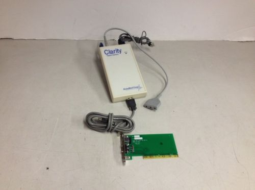 SonaMed Clarity TPI820 Patient Interface Hearing Tester w/ Card &amp; Cables