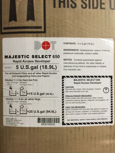 Rapid Access Developer (Concentrated) 5 Gallon - Majestic Select 650 - MDEV650X