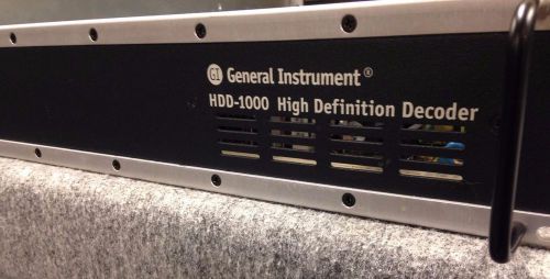 General Instrument HDD-1000 High Definition Decoder ASI 466613-001 tested