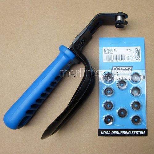 Noga db1000 double edge cutting deburring tool 10pcs n80 blades for sale