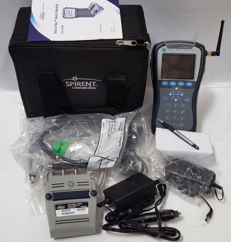 SPIRENT TECH-X FLEX T5000 SERVICES FIELD TESTER W/ MOCA and 7 INSTALLED OPTIONS