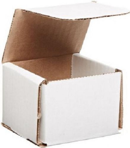 Corrugated Cardboard Shipping Boxes Mailers 4&#034; x 4&#034; x 4&#034; (Bundle of 50)