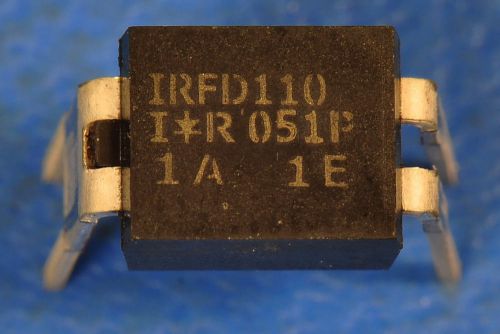 49-pcs fet/mosfet trans mosfet n-ch 100v 1a 4-pin hvmdip ir irfd110 110 for sale
