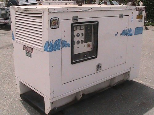 60kw/75kva standby generator, 225 hours, powered by perkins 4 cyl. diesel eng. for sale