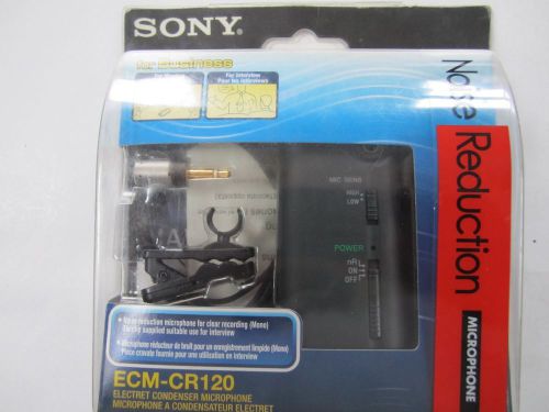 Sony ECM CR120 condenser microphone for business conference and interviews
