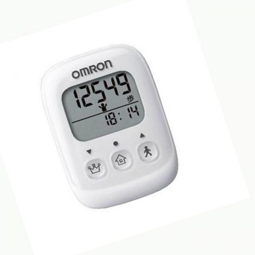 Brand new omron pedometer hj-325 white -free shipping for sale