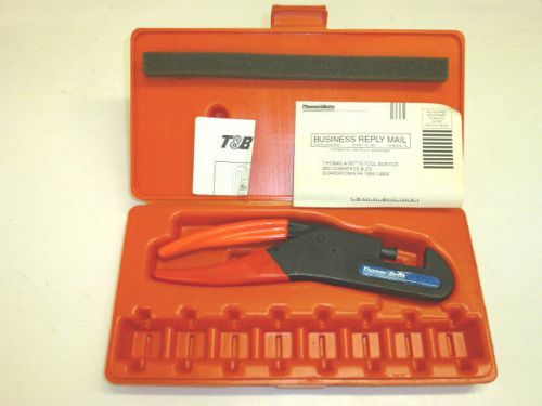 Thomas &amp; betts wt740 ratcheting crimper crimp crimping tool, never used for sale