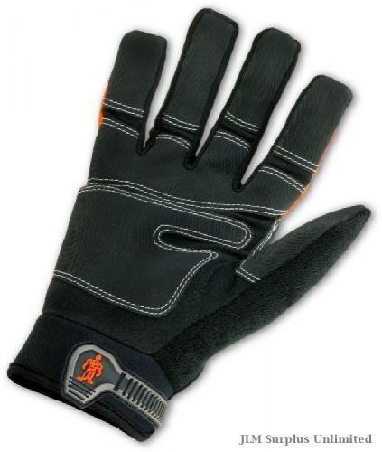 Orange Medium Thermal Waterproof Gloves Metal Glass Adhesive Tip Thin Projects