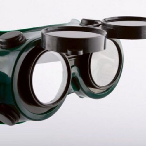 New welding cutting welders safety goggles glasses flip up dark green lenses for sale