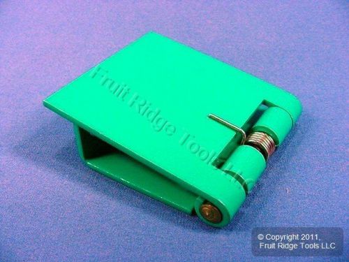 Leviton green panel cam plug outlet receptacle snap back cover 16s21-g for sale