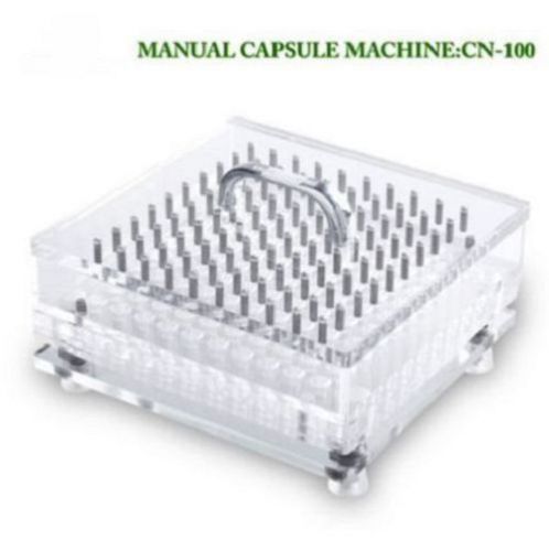 100 Capacities Manual Capsule Filler Filling Machine Size from 000#-5# CN100