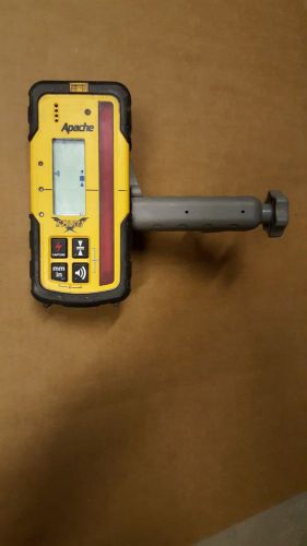 Used apache storm laser receiver and rod clamp for rotary laser. for sale