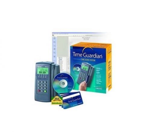 Amano time guardian time clock system 100 employees capacity  mtx-15/a300 for sale