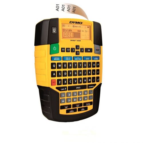 Handheld industrial labeling tool qwerty keyboard rhino 4200 for sale