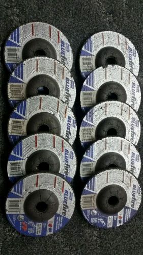 ** NEW LOT! ** LOT OF 10 NORTON BLUEFIRE 4&#034; ANGLE GRINDER WHEELS!  ** NEW! **