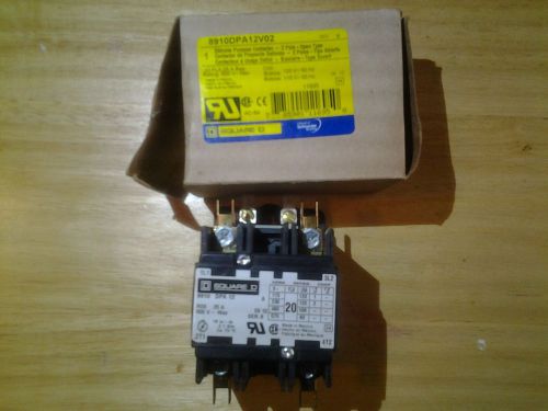 New square d 8910dpa12v02 2 pole contactor coil 120vac for sale