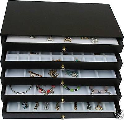 5 Drawer Jewelry Storage  Arts Crafts parts organizer