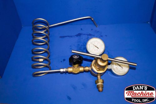 Matheson dual pressure gauge regulator p/n 63-3143 &amp; p/n 63-9133 model 4-580 for sale