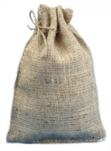 8&#034; X 12&#034; Burlap Bags with Drawstring - Lot of 50