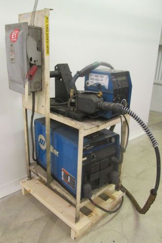 Miller 456p invision mig welder with s-64m wire feeder - used - am14844 for sale