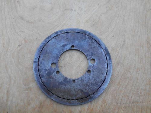 Machinist lathe index plate indexing face plate 7 1/8&#034; diameter 2 3/4&#034; center