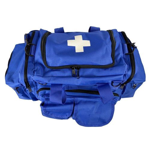 Blue emt medical gear bag tactical emergency trauma tools shoulder bag ems medic for sale